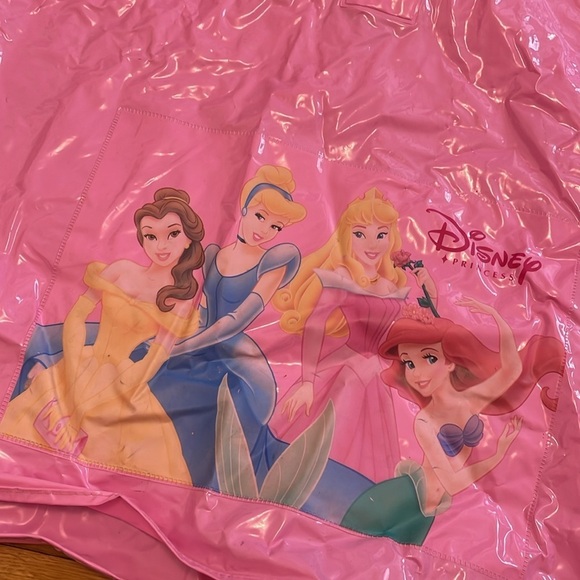 Disney Princess Pink Rain Poncho Girls size Medium /Large - Picture 3 of 7